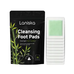 LANISKA Cleansing Foot Pads Overnight Comfort Foot Care 10 Patches Relaxing Care