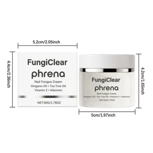 Crème de soin pour les ongles aux extraits de plantes pour un soin doux et hydratant.