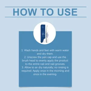 Loniska portable nail care pen with gentle soothing formula for healthy and bright nails. Easy use.