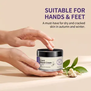Detailansicht der Hand- und Fußcreme mit nährendem Avokadoöl und Sheabutter Formel.