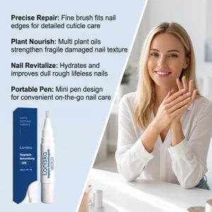 LANISKA portable nail care pen for delicate cuticle repair, nourishing plant oils for dry nails.