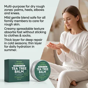 Laniska Balsamo al tea tree mani piedi corpo pelle secca rugosa cura quotidiana 60g