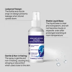 Foot care spray moisturizing soothing refreshing portable 30ml personal daily foot treatment
