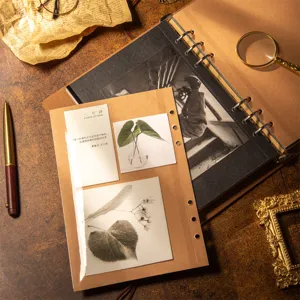 DIY vintage photo album handmade retro scrapbook memory book for couples and special gifts