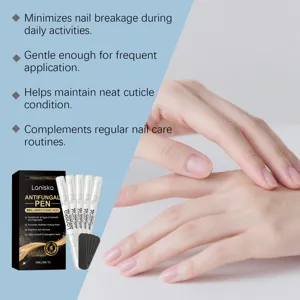 Laniska antifungal nail repair pen set for smooth, healthy and shiny fingernails care.