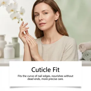 Crème de soin pour cuticules nourrissant et hydratant la peau délicate des ongles.