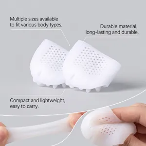 Strumento per la cura dei piedi in silicone con fori traspiranti per la correzione quotidiana.