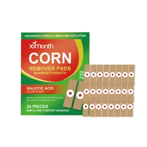 Ximonth corn remover pads salicylic acid 24 pieces foot care patches for daily comfort use