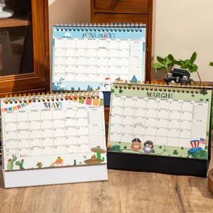 2026 desk calendar minimalist desktop monthly planner office memo schedule note pad decor