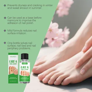 Liquide de soin pour les ongles des mains et pieds, formule nourrissante douce anti-crevasses.