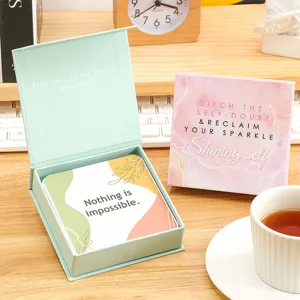 Inspirational Cards Boxed Positive Daily Motivational Quotes Postcards Encouragement Gift For Women Desk Decor