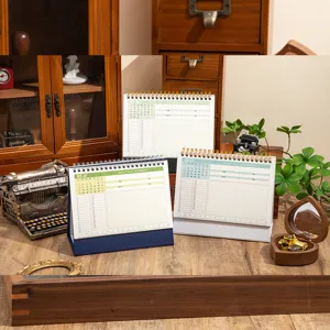 2026 Minimalist Morandi Color Desk Calendar Office Memo Plan Schedule Organizer Book