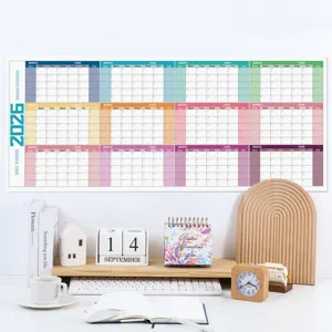 Calendario de Pared 2026 Planificador Anual Gran Calendario Mensual para Oficina Casa