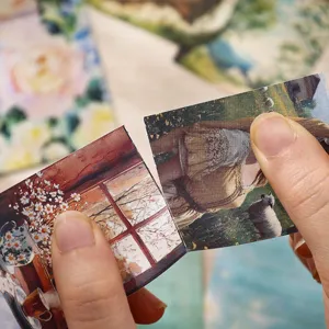 Vintage DIY scrapbooking papier set, esthetische journal decoratie materialen voor knutselen.