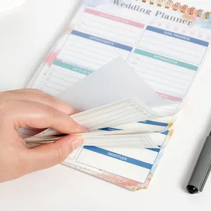 Agenda Matrimonio A5 Planner Nuziale con Spirale Organizer Quaderno Diario Sposa Bello