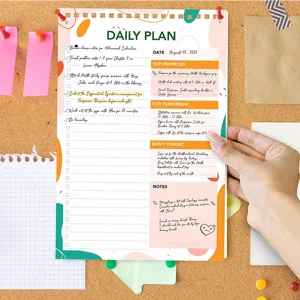 A5 Daily Planner Notebook Spiral Bound Schedule Notebook Time Management Schedule Book