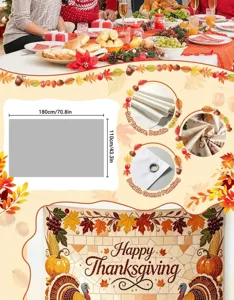 Dankdag achtergrond detail met zachte stof, oogjes en herfst oogst kalkoen patroon.