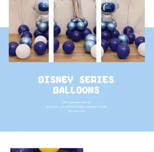 Jongens verjaardag ballon set met astronaut folie ballon en blauwe latex ballonnen feest