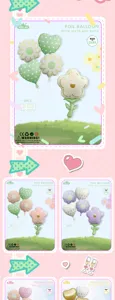 Ins Style Daisy Foil Balloon Set Birthday Party Celebration Mall Decorative Balloons