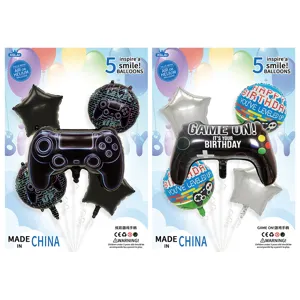 Game controller folie ballon set voor verjaardag feest decoratie, kinder foto rekwisieten.