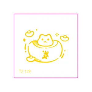 Gouden tijdelijke tatoeage sticker met een schattig gelukskatje en mooie gouden staven.