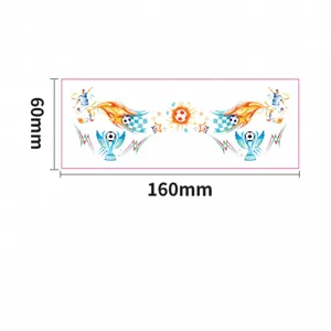 Waterproof Temporary Face Tattoos Soccer World Cup Sports Fan Carnival Party Makeup Body Art Stickers