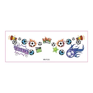 2026 World Cup football face stickers fan cheering tattoo stickers main view design