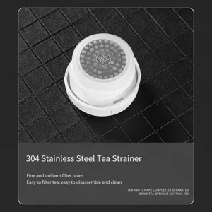 Filtre à thé en acier inoxydable pièce de rechange pour bouteille thermos gourde.