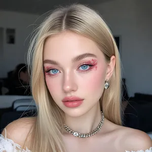 Autocollants Tatouage de Cils Imperméables Faux Cils Inférieurs Jetables Eyeliner Artistique Autocollants Maquillage pour Halloween Fête