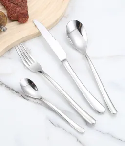 Roestvrij staal bestek set vier stuks mes vork lepel keuken diner tafelgerei