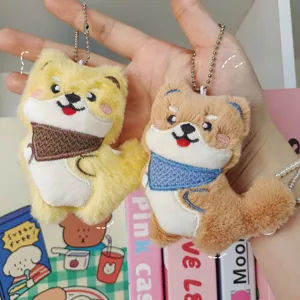 Süßer Shiba Inu Plüsch Hund Schlüsselanhänger süß Tier Tasche Anhänger kawaii Plüschtier Ornament