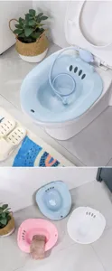 Portable sitz bath basin for toilet postpartum care pregnant women hemorrhoids relief tub