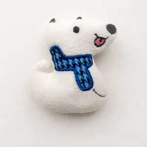 Cute cartoon forest puppy plush toy doll bag pendant key ring decoration soft cute small gift