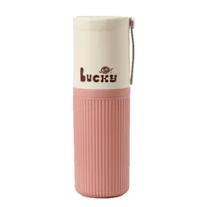 Portable Travel Toothbrush Storage Box Plastic Mouthwash Cup Multifunctional Wash Cup Outdoor Portable Toothbrush Holder