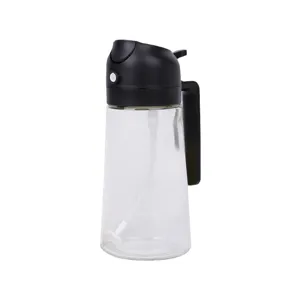 Spruzzatore d'olio da cucina bottiglia di vetro dispenser nebulizzatore per friggitrice