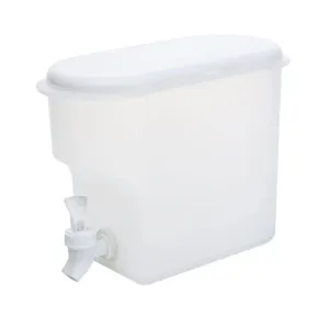 3.5L Plastic Cold Water Jug with Faucet Refrigerator Beverage Dispenser Ice Tea Pot