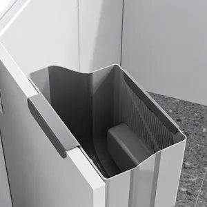 Cubo de basura de cocina colgante plegable para puerta de armario y baño hogar.