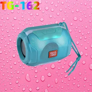 Haut-parleur bluetooth sans fil portable mini stereo exterieur boite a musique cyan