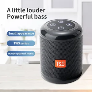 Tragbarer Bluetooth Lautsprecher mit kraftvollem Bass, TWS Funktion und vielen Modis.