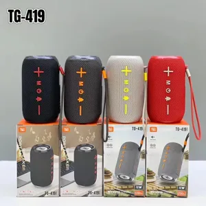 Portable wireless Bluetooth speaker with 10W power, 1200mAh battery, and TWS waterproof design.