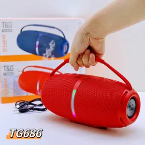 Portable wireless Bluetooth speaker TG686, outdoor TWS stereo, Type-C charging heavy bass.