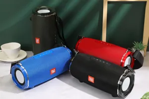 TG187 fabric wireless Bluetooth speaker portable outdoor subwoofer with dual diaphragms.