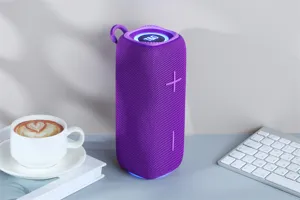 Tragbarer wasserdichter kabelloser Bluetooth-Lautsprecher mit RGB-Lichtern und starkem Bass.