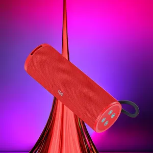 Tragbarer kabelloser Bluetooth-Lautsprecher mit Umgebungslicht und starkem tiefem Bass.