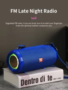 Haut-parleur Bluetooth portable étanche pour extérieur avec lumières colorées et superbes basses.