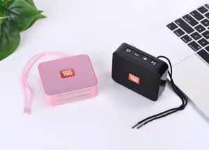 Tragbarer kabelloser Bluetooth Lautsprecher Mini quadratische Outdoor Stereo Box mit Riemen