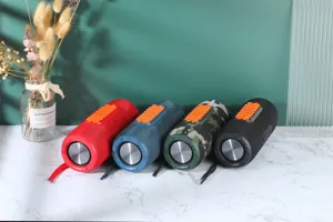Haut-parleur bluetooth sans fil portable avec basses profondes et design coloré