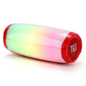 Haut-parleur Bluetooth sans fil portable avec spectacle de lumieres LED et super bass.