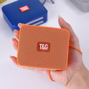Tragbarer kabelloser Bluetooth-Lautsprecher mit TWS, starkem Bass und Kartenslot Unterstützung.