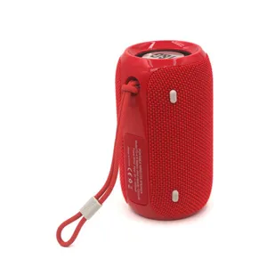 Tragbarer kabelloser Bluetooth-Lautsprecher Outdoor wasserdichter Mini Stereo Sound Box rot.